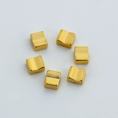 Gold-plated copper block