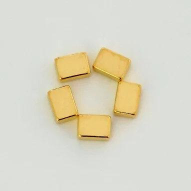 Gold-plated copper block
